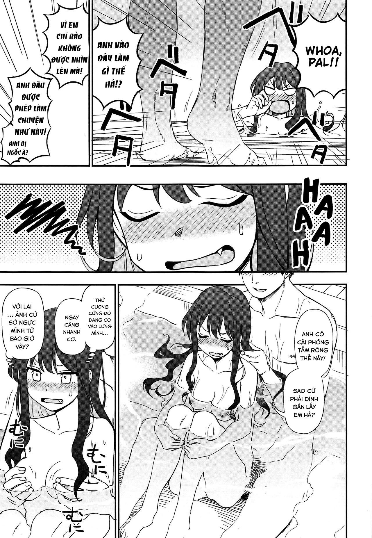 Đọc truyện hentai Làm tình trong phòng tắm với Naganami-san.(KanColle) - Oneshot