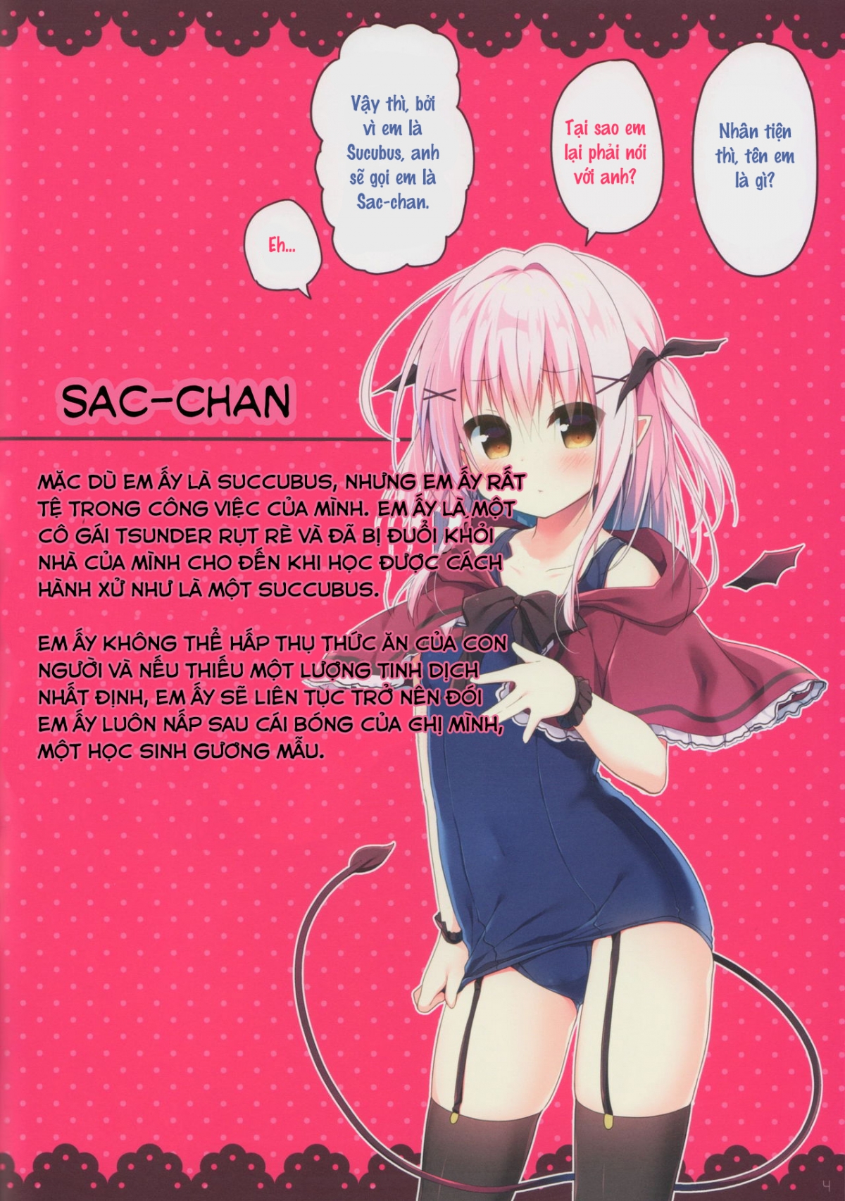 Đọc truyện hentai Succubus-chan Ikusei Nisshi - Oneshot