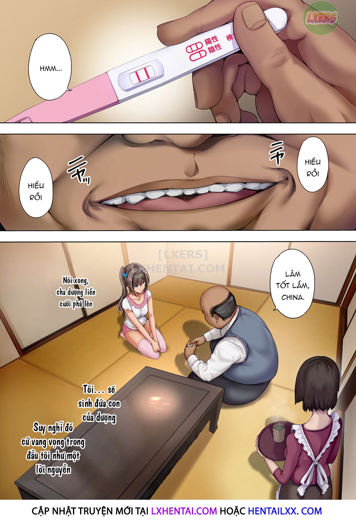 Đọc truyện hentai Afterschool Substitute Wife ~A Stepfather Wants To Impregnate His Daughter~ - Chap 3 - [END]