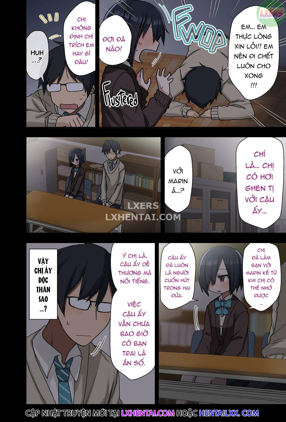 Đọc truyện hentai Vì senpai cho phép nên tôi đã làm chuyện đó với chị ấy - Chap 1 - Full Color