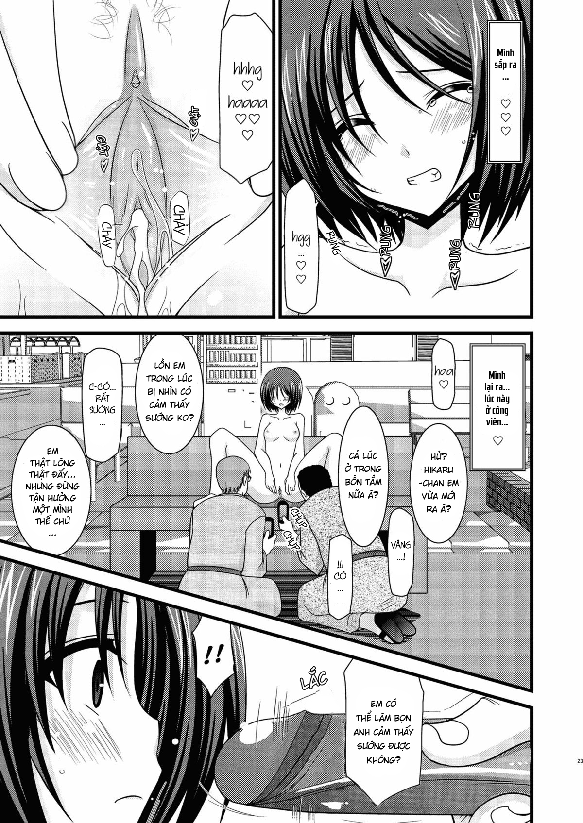 Đọc truyện hentai Cô gái thích khoả thân - Chap 2