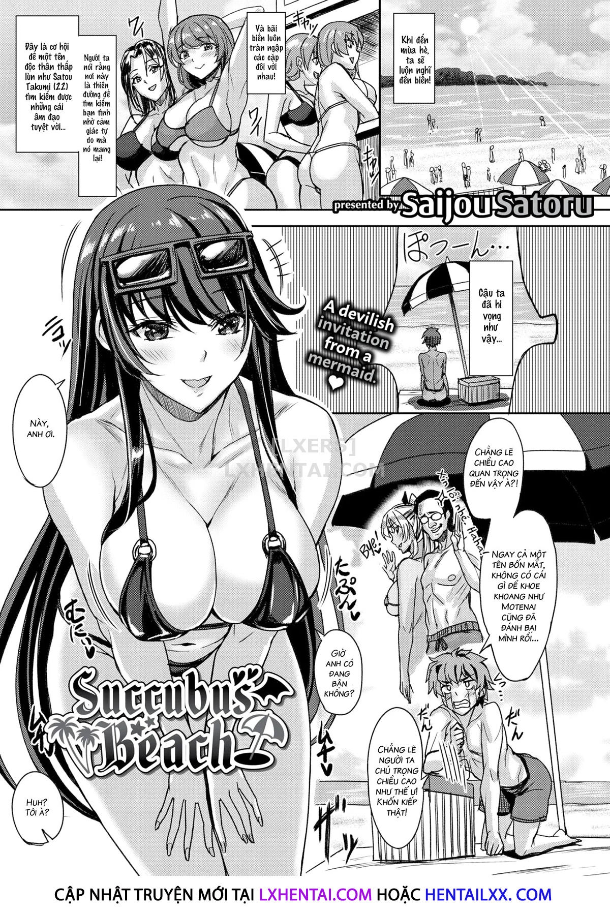 Đọc truyện hentai Succubus Beach - Oneshot