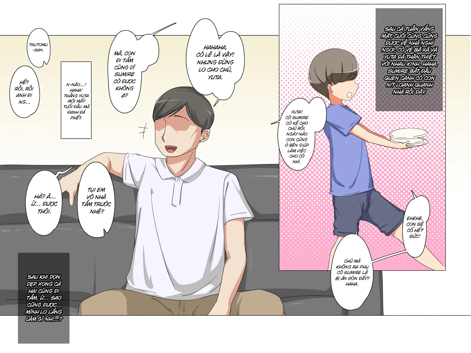 Đọc truyện hentai Nàng thơ Sumire và cậu bé tinh nghịch - Chap 1