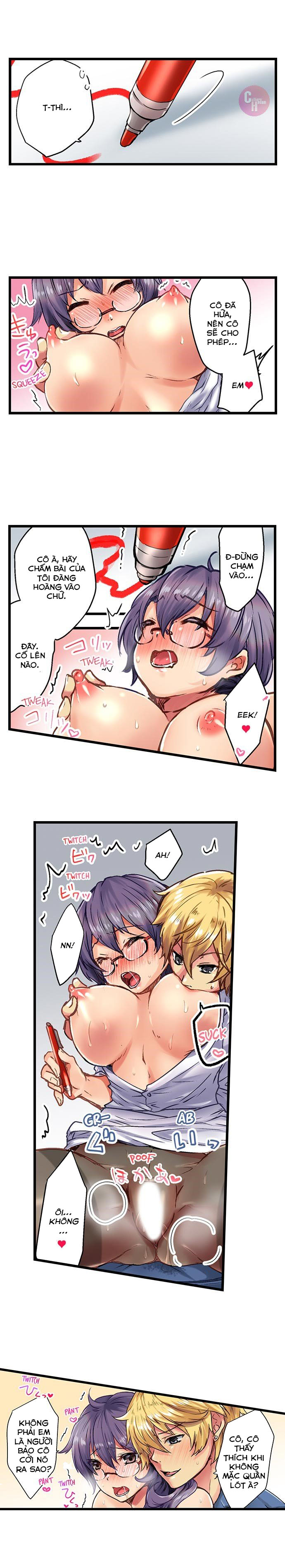 Đọc truyện hentai Thưởng cho học sinh bằng cách chịch! - Chap 4