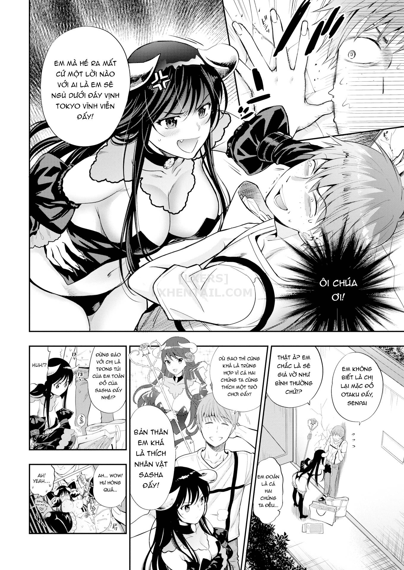 Đọc truyện hentai Doutei Otouto to Bitch Ane - Chap 5