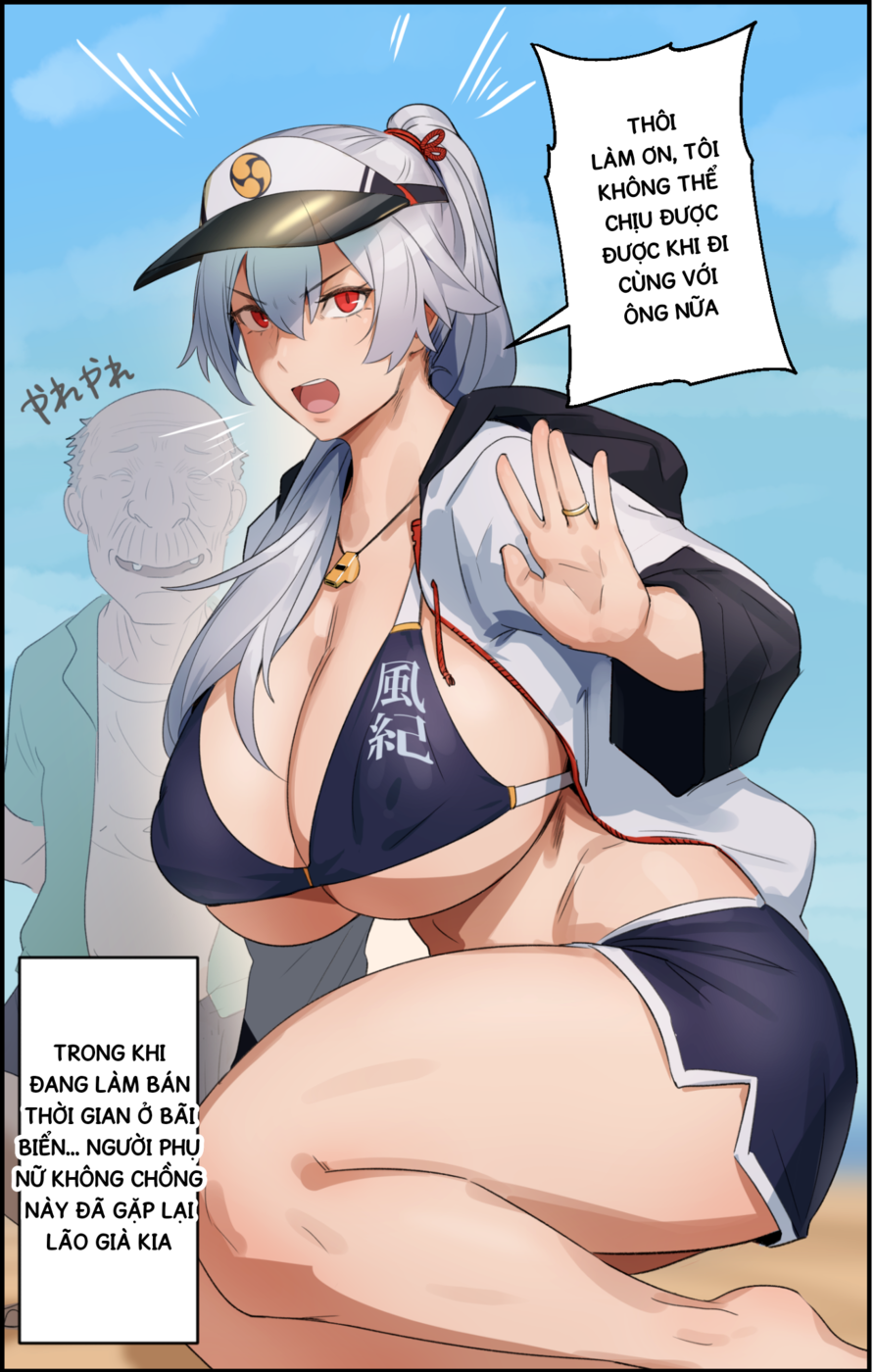 Đọc truyện hentai FGO Hitozuma-san wa Beit Chuu - Oneshot