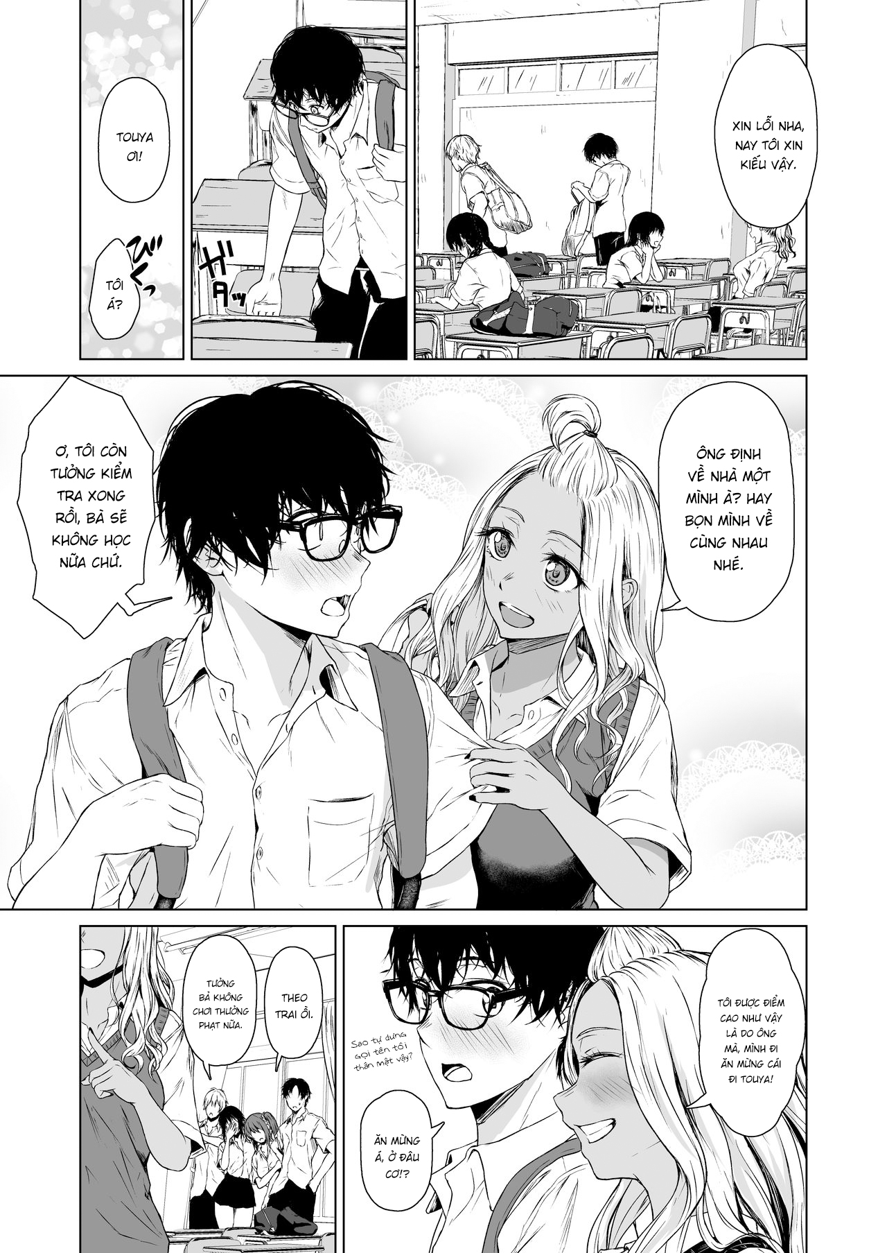 Đọc truyện hentai Một tuần dài tìm hiểu nhau của cô nàng gyaru và anh chàng nhát gái - Chap 1