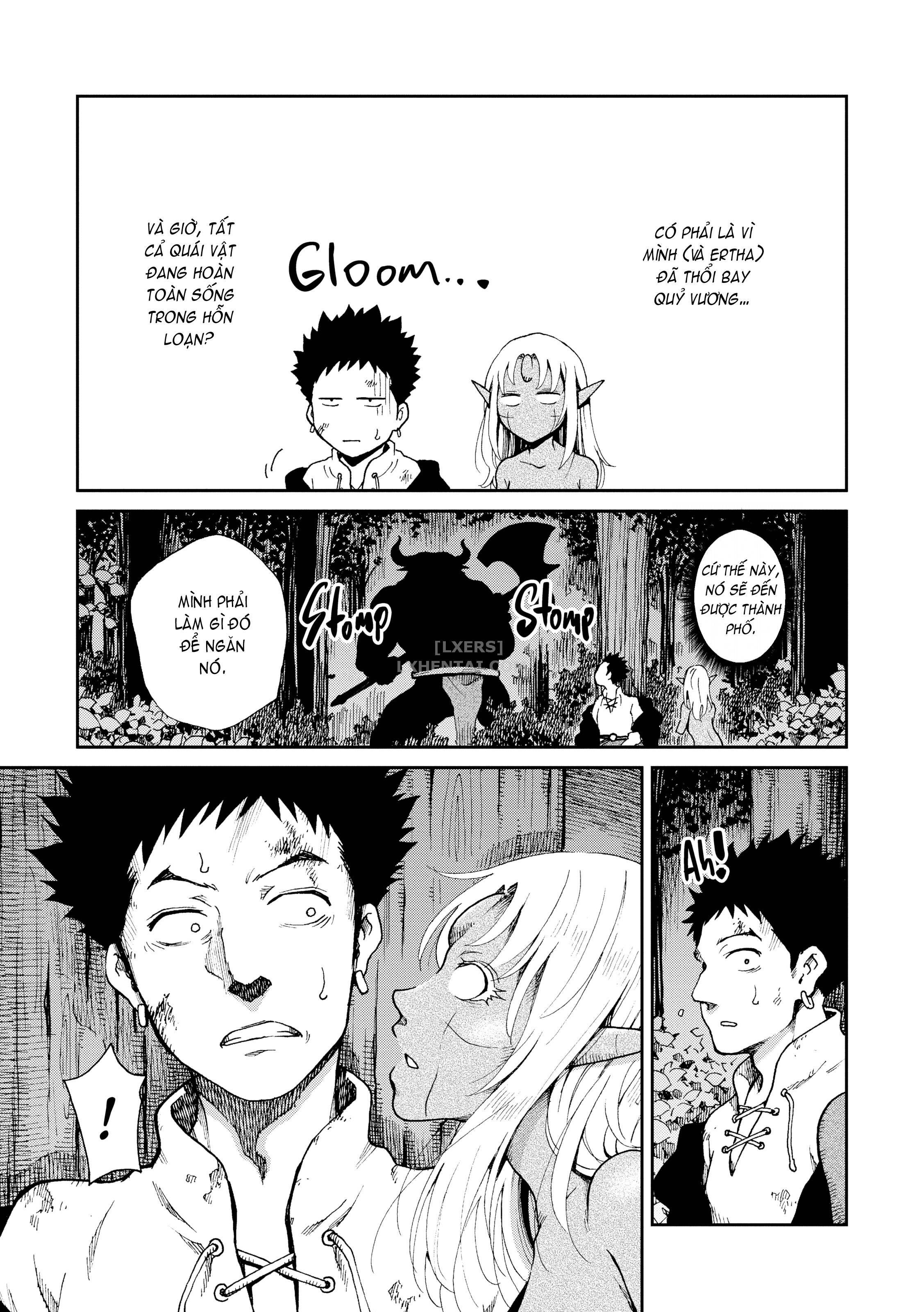 Đọc truyện hentai Monster Girls With a Need for Seed - Chap 11 - I Crafted a Golem to Make a Name for Myself as a Grand Sorcerer, but…