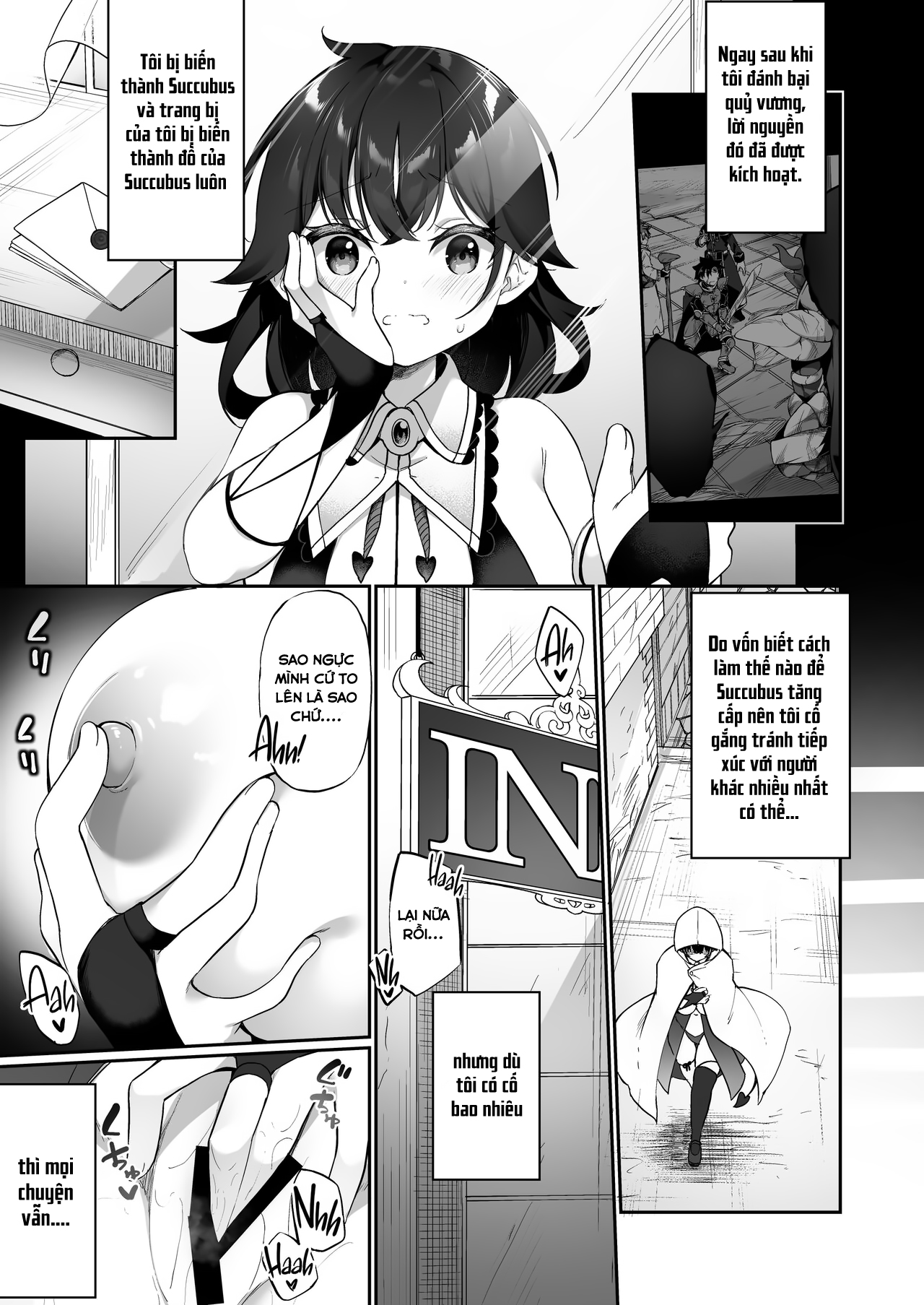 Đọc truyện hentai Câu chuyện về người hùng đã đánh bại quỷ vương nhưng lại thua trước Succubus và tận hưởng cuộc sống làm Succubus! - Oneshot