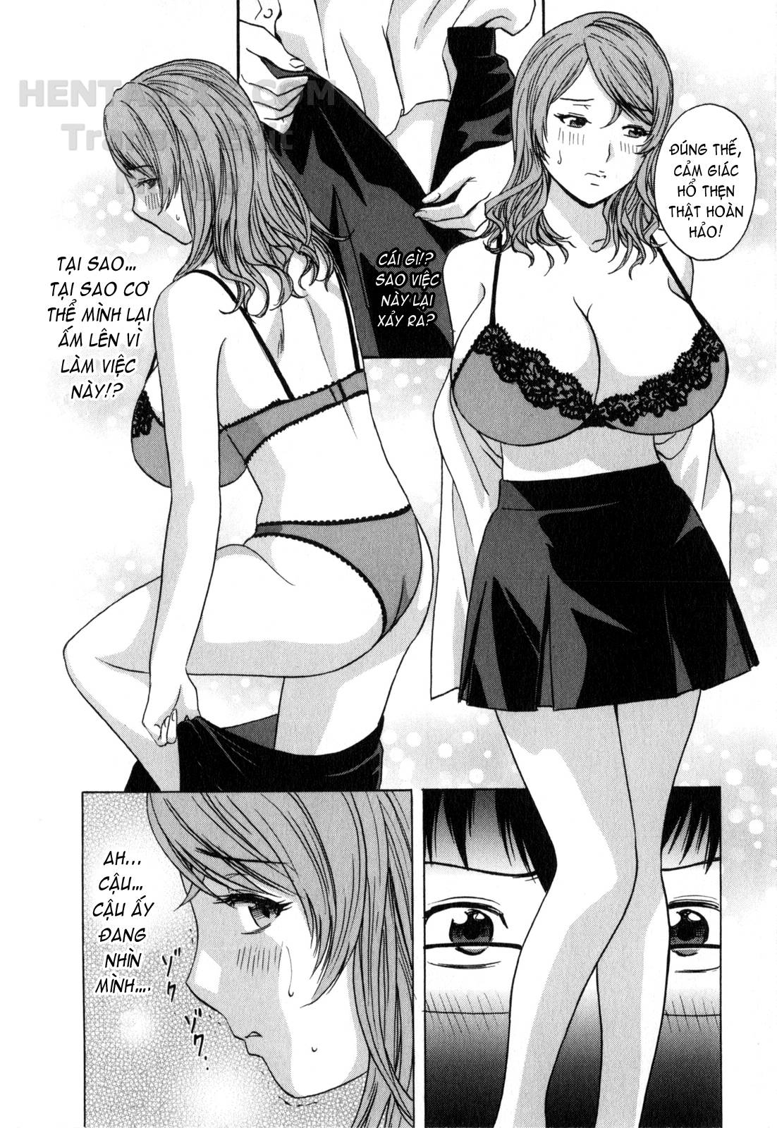 Đọc truyện hentai Life With Married Women Just Like A Manga - Chap 12