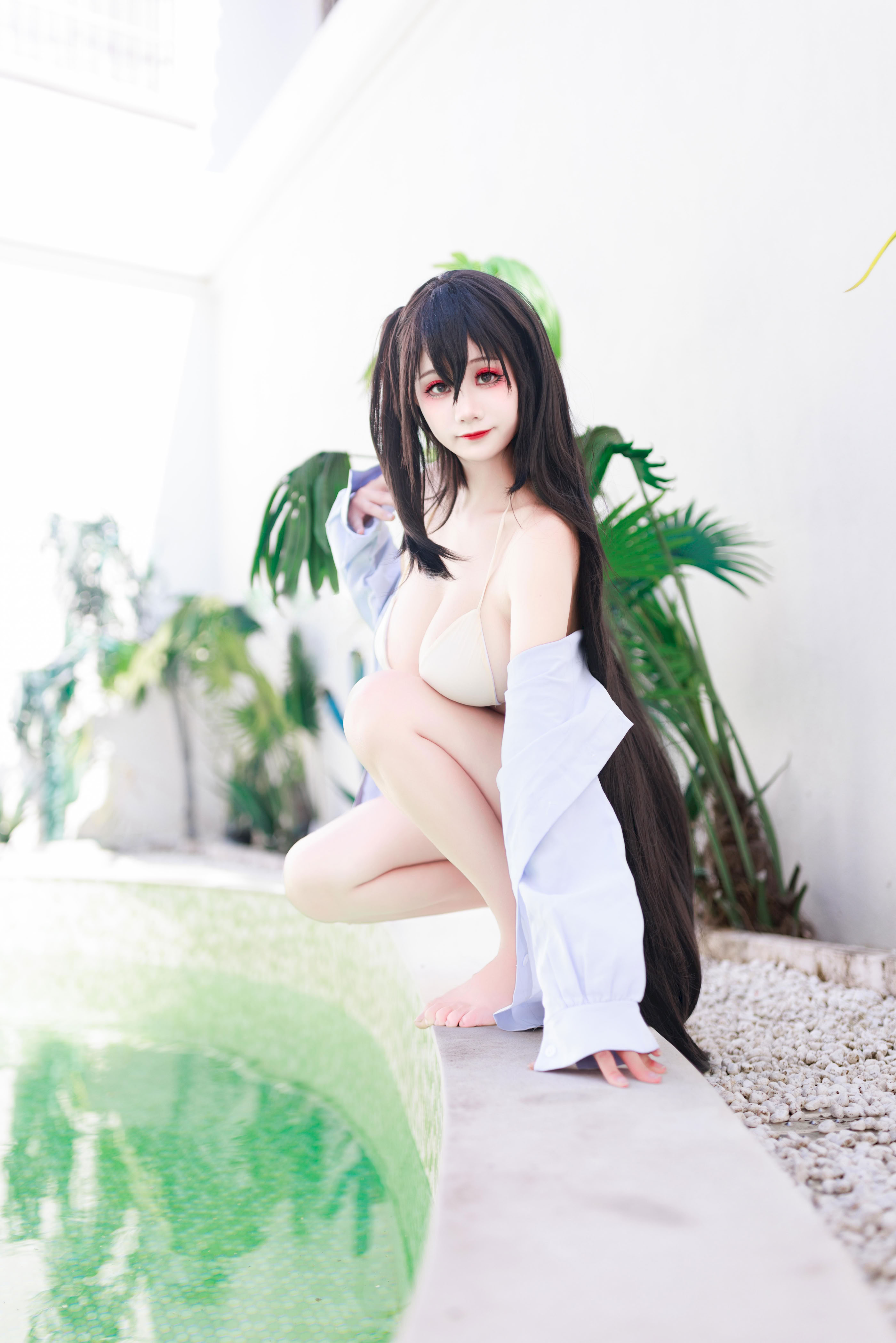 Đọc truyện hentai Tuyển tập Albums siêu phẩm Cosplay - Chap 1441 - Axue_yuki - Azur Lane Taihou Swimsuit