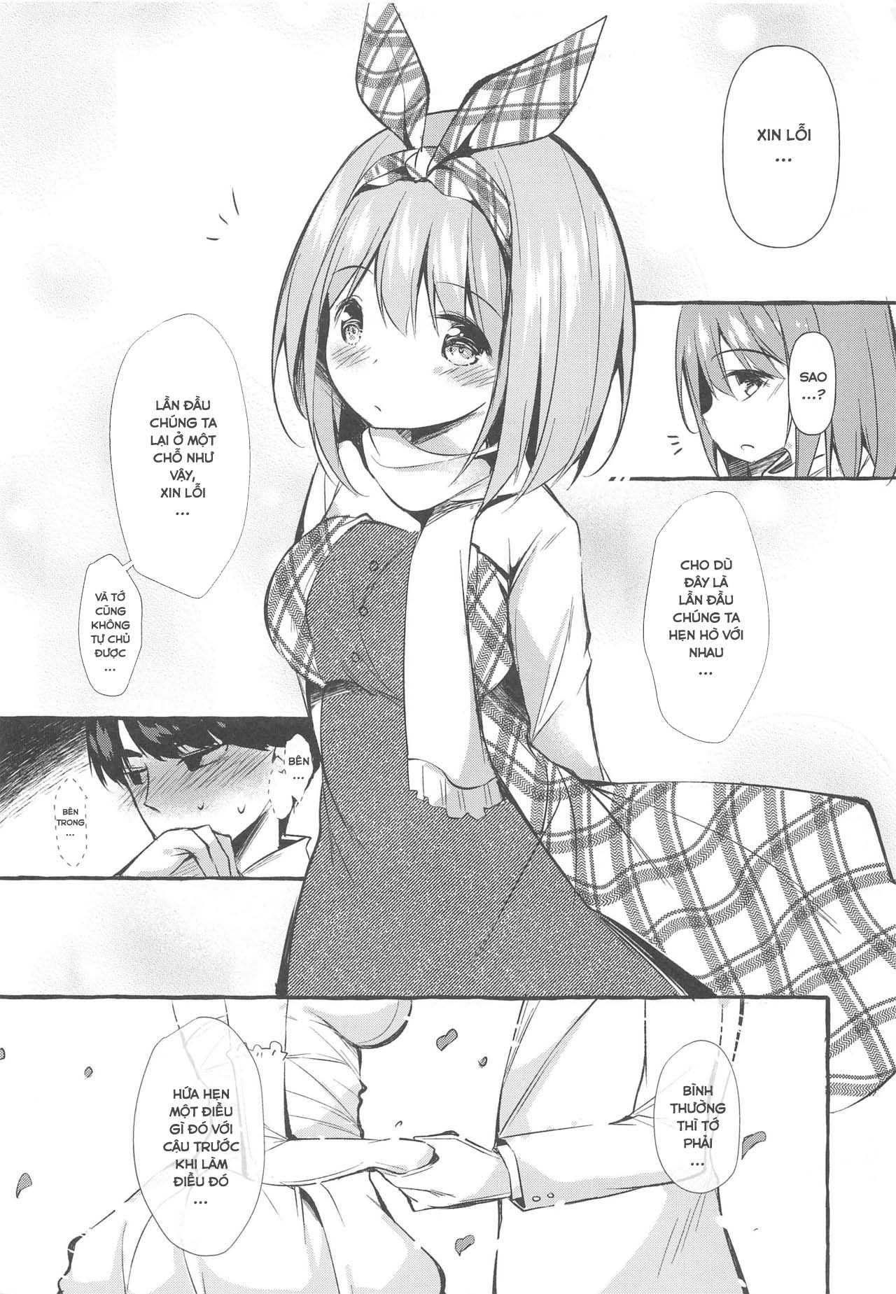 Đọc truyện hentai Yotsuba to Shichakushitsu de H Shiyo (Gotoubun no Hanayome) - Oneshot