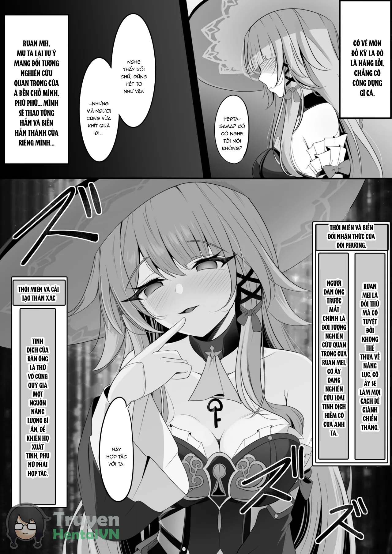 Đọc truyện hentai Watashi (Miss Herta) ga Saimin Nanka ni Makeru Wakenai Desho! (Honkai: Star Rail) - Oneshot