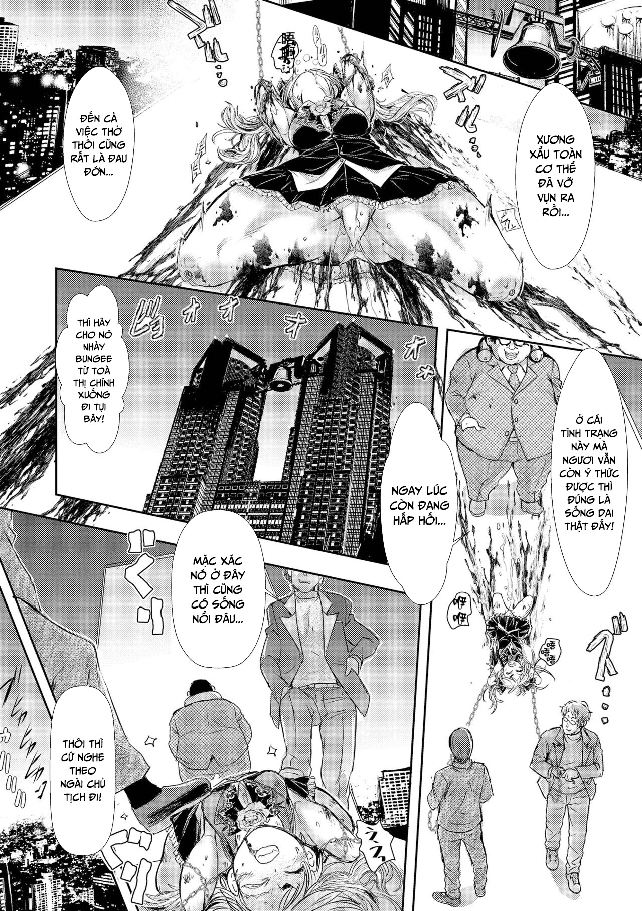 Đọc truyện hentai Thị trấn đen - Chap 9- End
