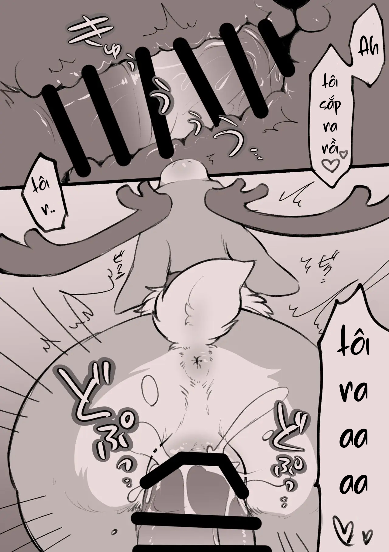 Đọc truyện hentai Người ngựa và tuần lộc - Oneshot