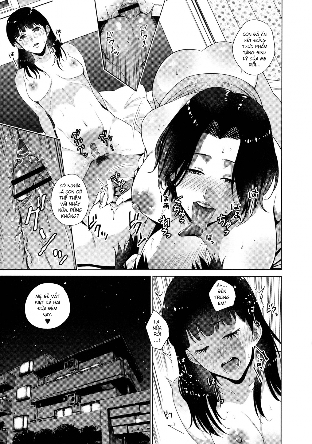 Đọc truyện hentai Ngày mà tôi hoà làm một với mẹ - Chap 3