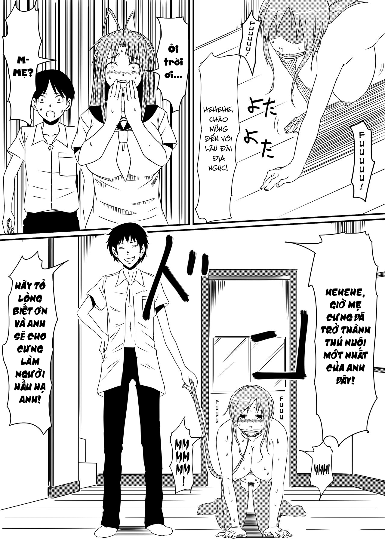 Đọc truyện hentai Thiếu niên và con cặc thần thánh! - Chap 2 - Chơi cả mẹ lẫn con