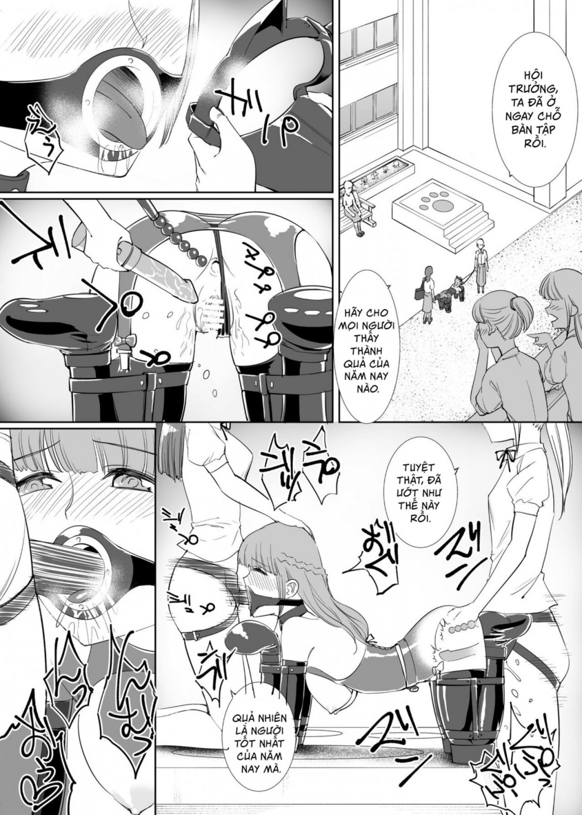 Đọc truyện hentai Câu lạc bộ chó của trường nữ sinh Rouran - Oneshot