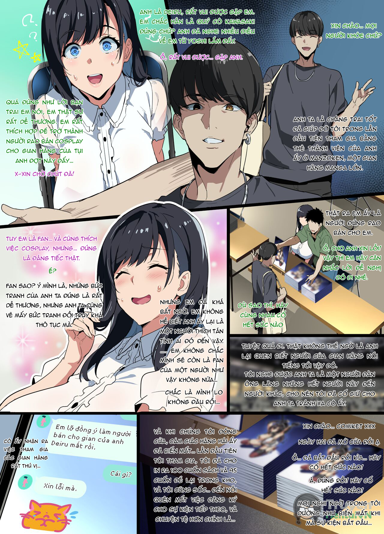 Đọc truyện hentai Cô bạn gái zú xệ cosplay - Oneshot