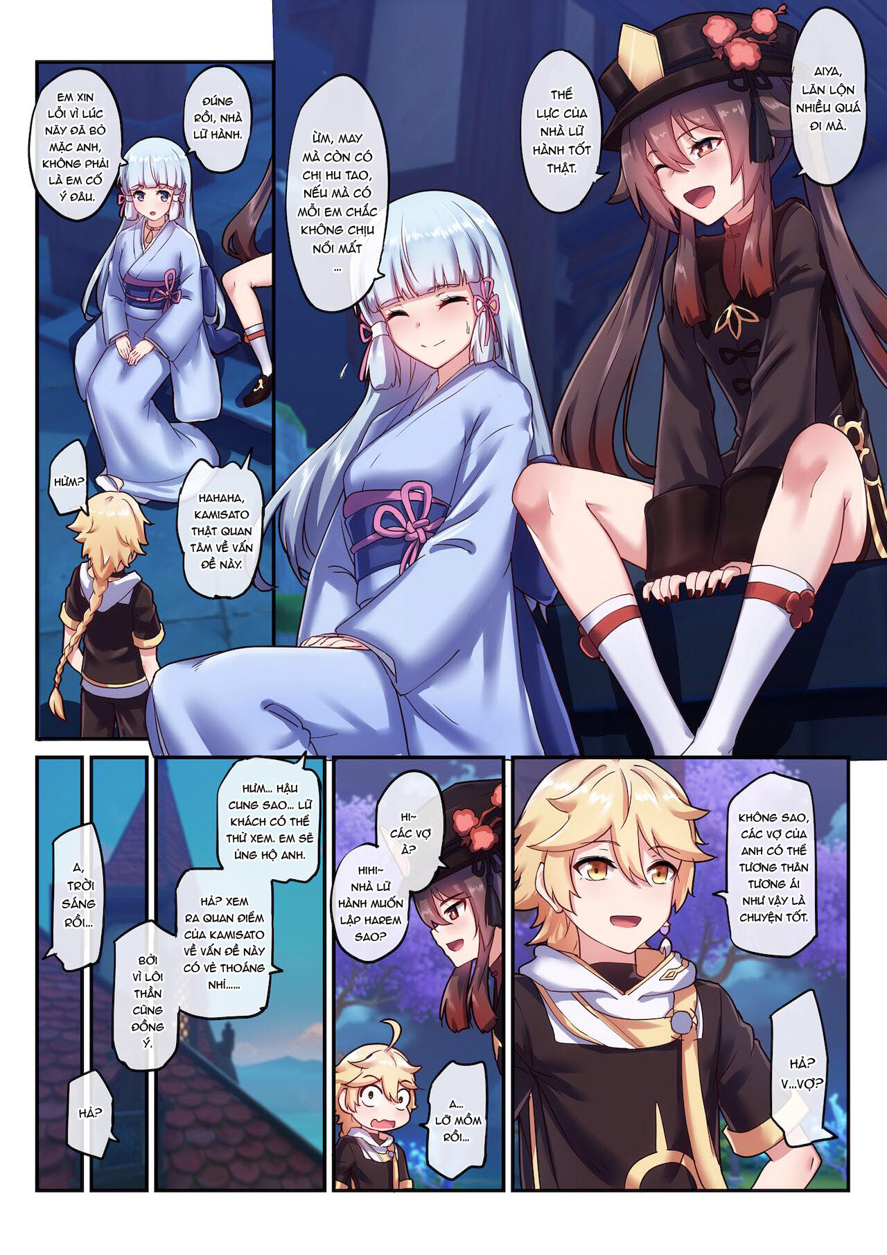 Đọc truyện hentai Hutao & Kamisato Ayaka - Oneshot màu [Không che]