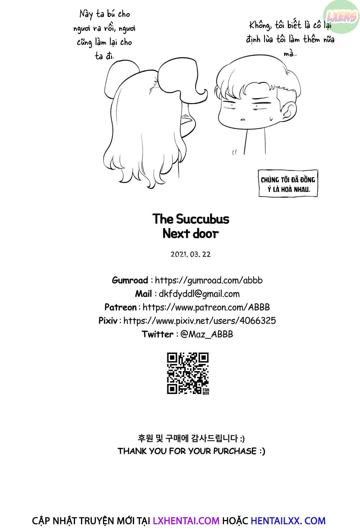 Đọc truyện hentai The Succubus Next Door - Oneshot