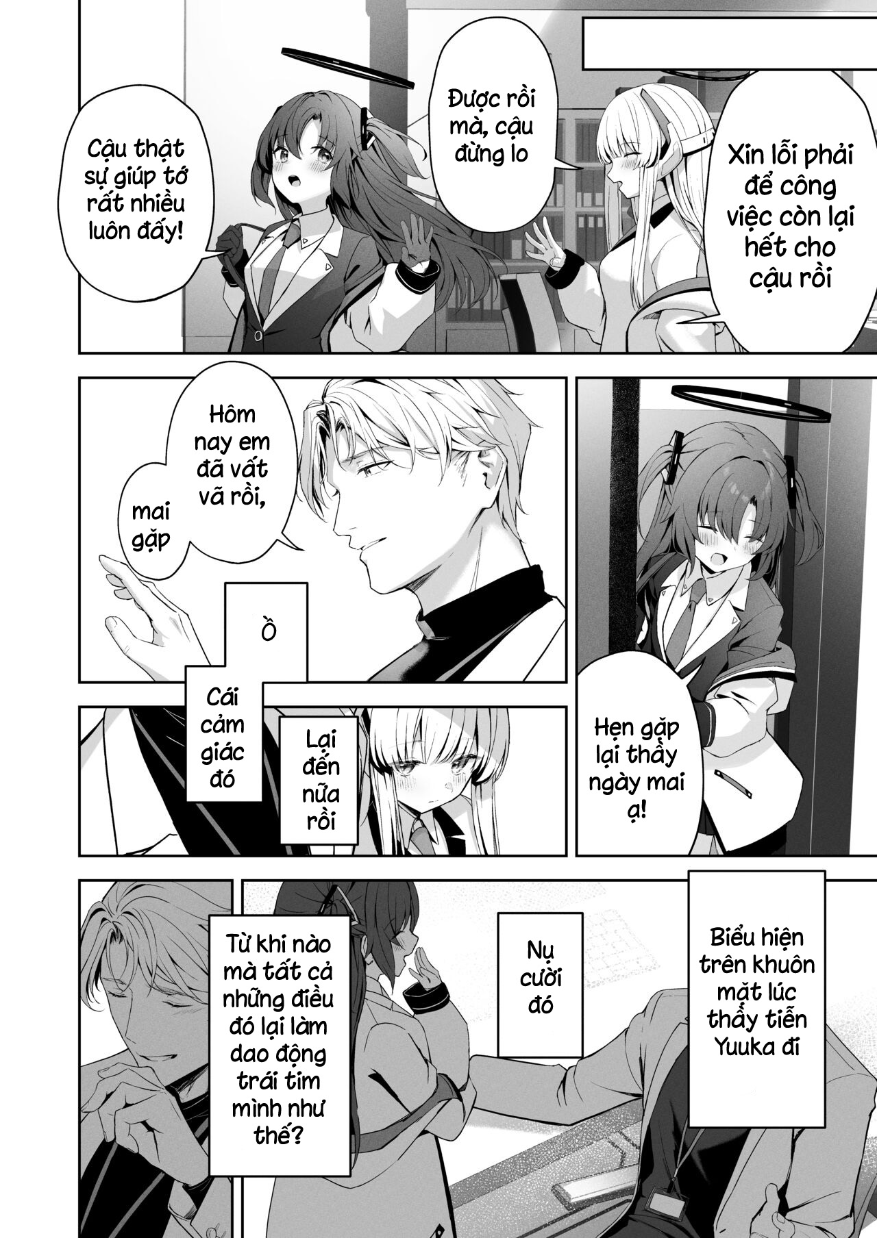 Đọc truyện hentai Noa nhận thấy Yuuka và Sensei ngày càng thân thiết - Oneshot