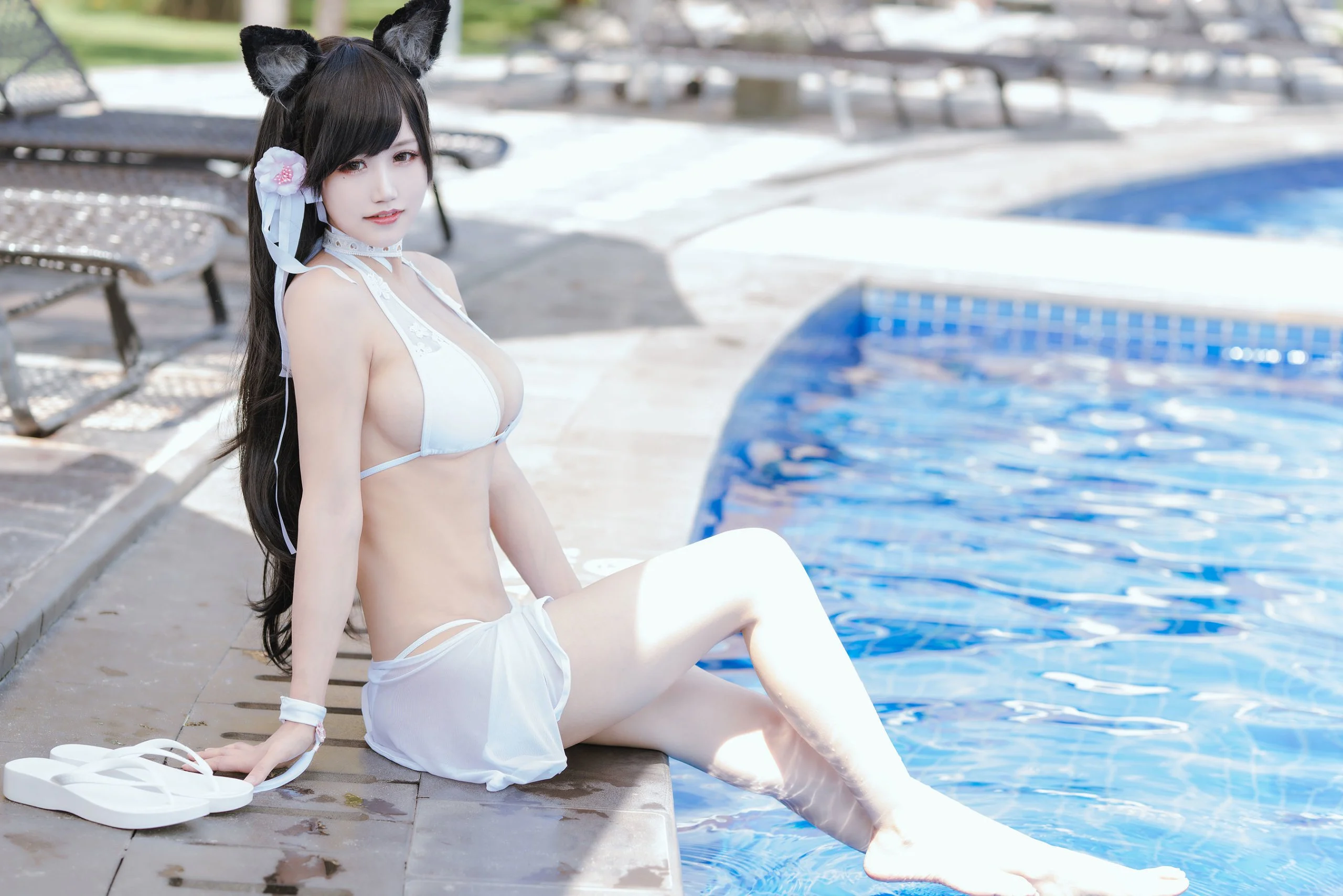 Đọc truyện hentai Tuyển tập Albums siêu phẩm Cosplay - Chap 735 - [Ogura Chiyo w] Captain Atago swimsuit