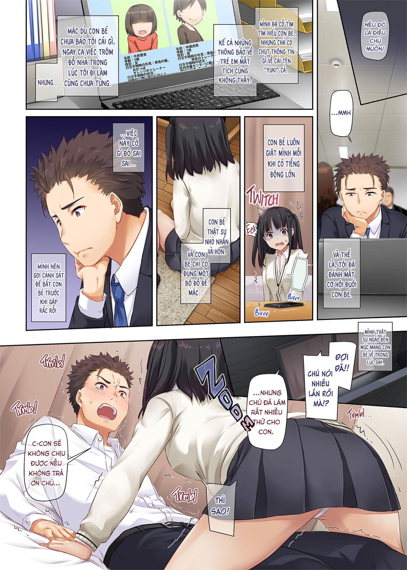 Đọc truyện hentai Ở Chung Với Gái Bỏ Nhà Đi Bụi - Chap 1