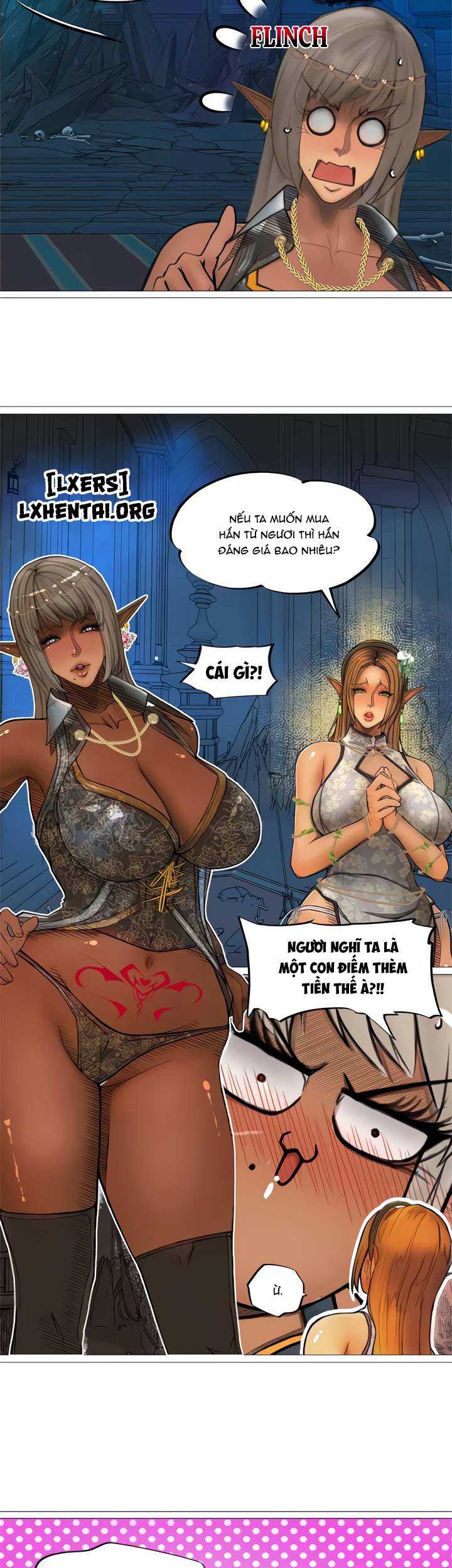 Đọc truyện hentai Nữ Hoàng Dark Elf Và Nô Lệ Orc - Chap 31 - END