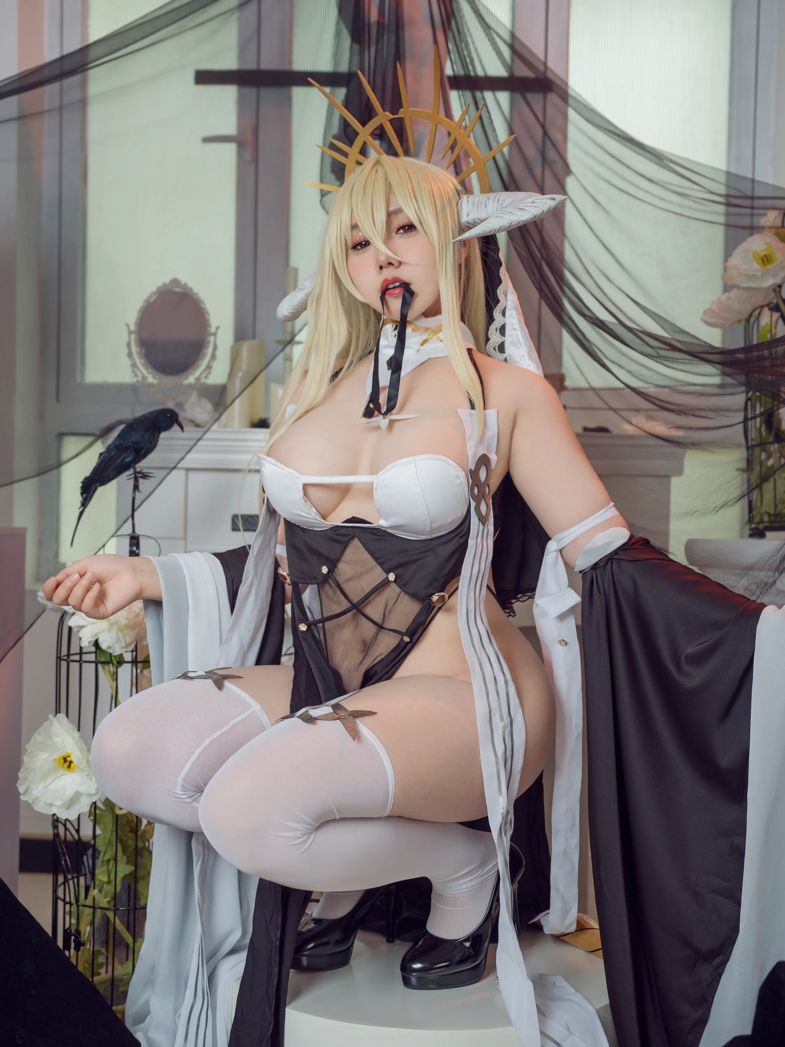 Đọc truyện hentai Tuyển tập Albums siêu phẩm Cosplay - Chap 1116 - Mahuajiang - Azur Lane: Vengeance