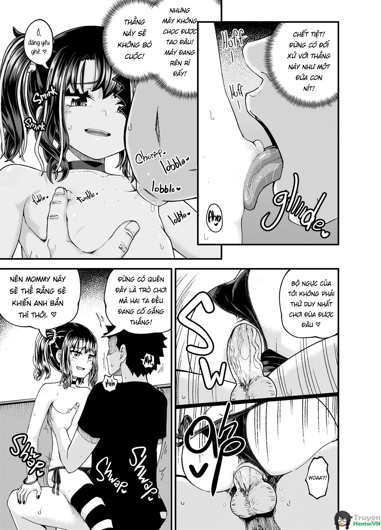 Đọc truyện hentai Uwa, Mesugaki Tsuyoi! | Crap, This Mesugaki's Too Powerful! - Oneshot