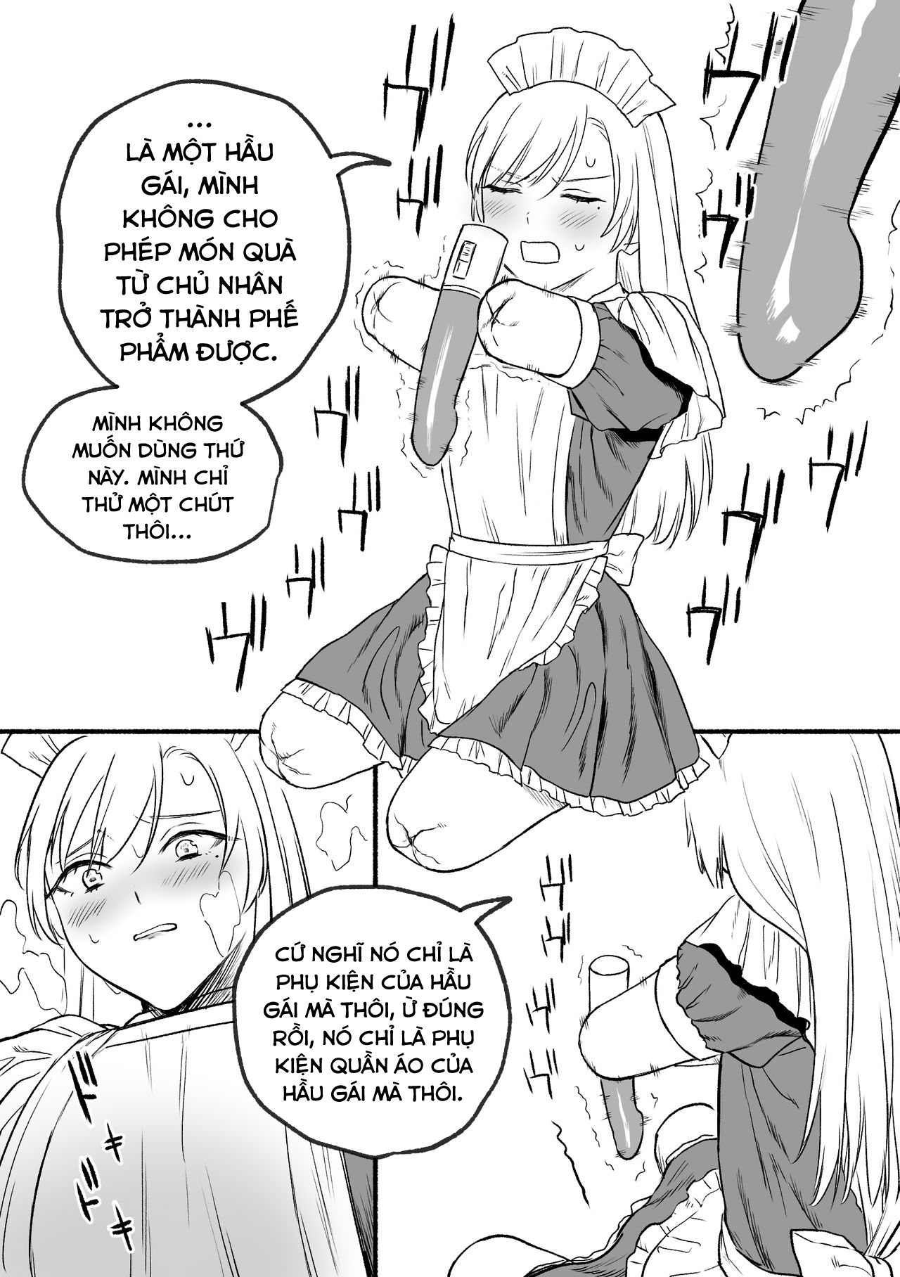 Đọc truyện hentai Hầu gái Rui - Oneshot