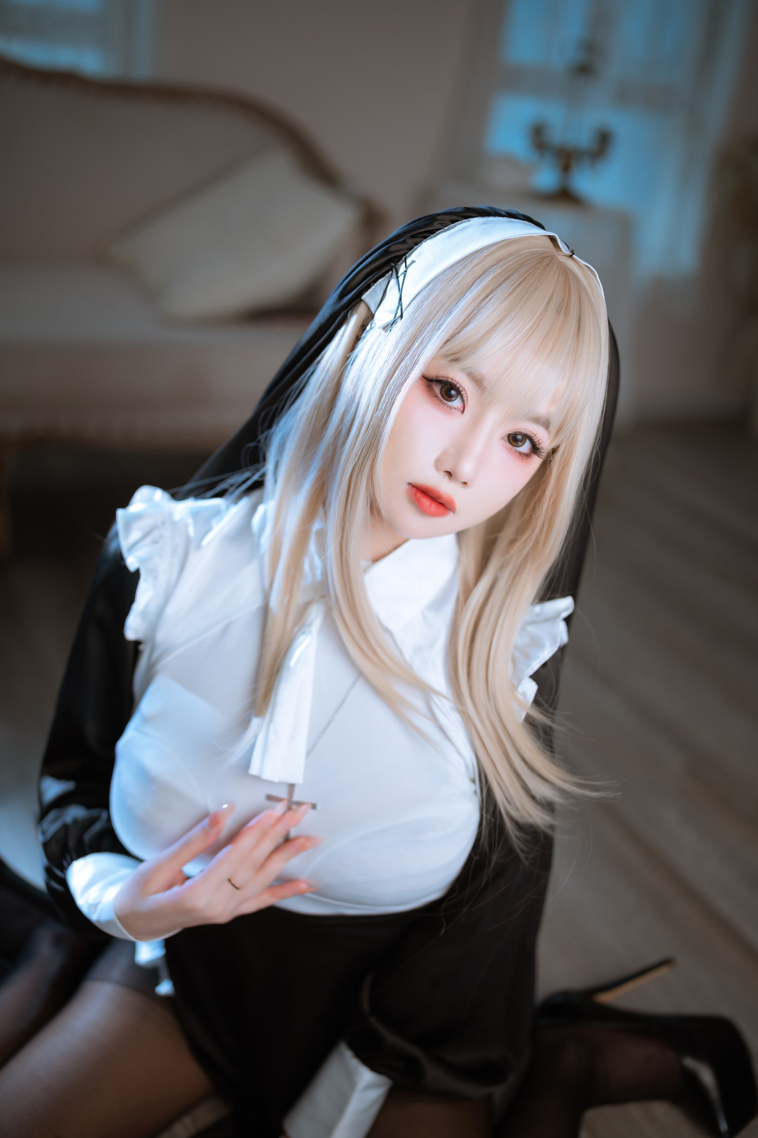 Đọc truyện hentai Tuyển tập Albums siêu phẩm Cosplay - Chap 742 - Is Guichu Yao here? - Nun