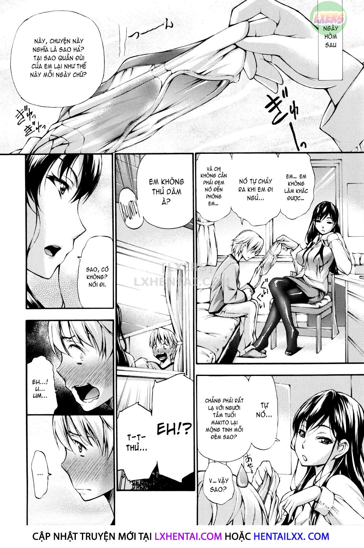 Đọc truyện hentai Houkei Nama Ijiri + Bonus Leaflet - Chap 8 - Chỉ em thủ dâm