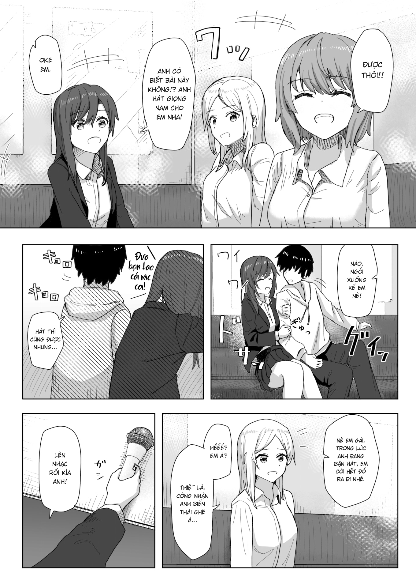 Đọc truyện hentai Nhật ký hoán đổi thường thức - Chap 4: Hội bạn cẩu huyết karaoke