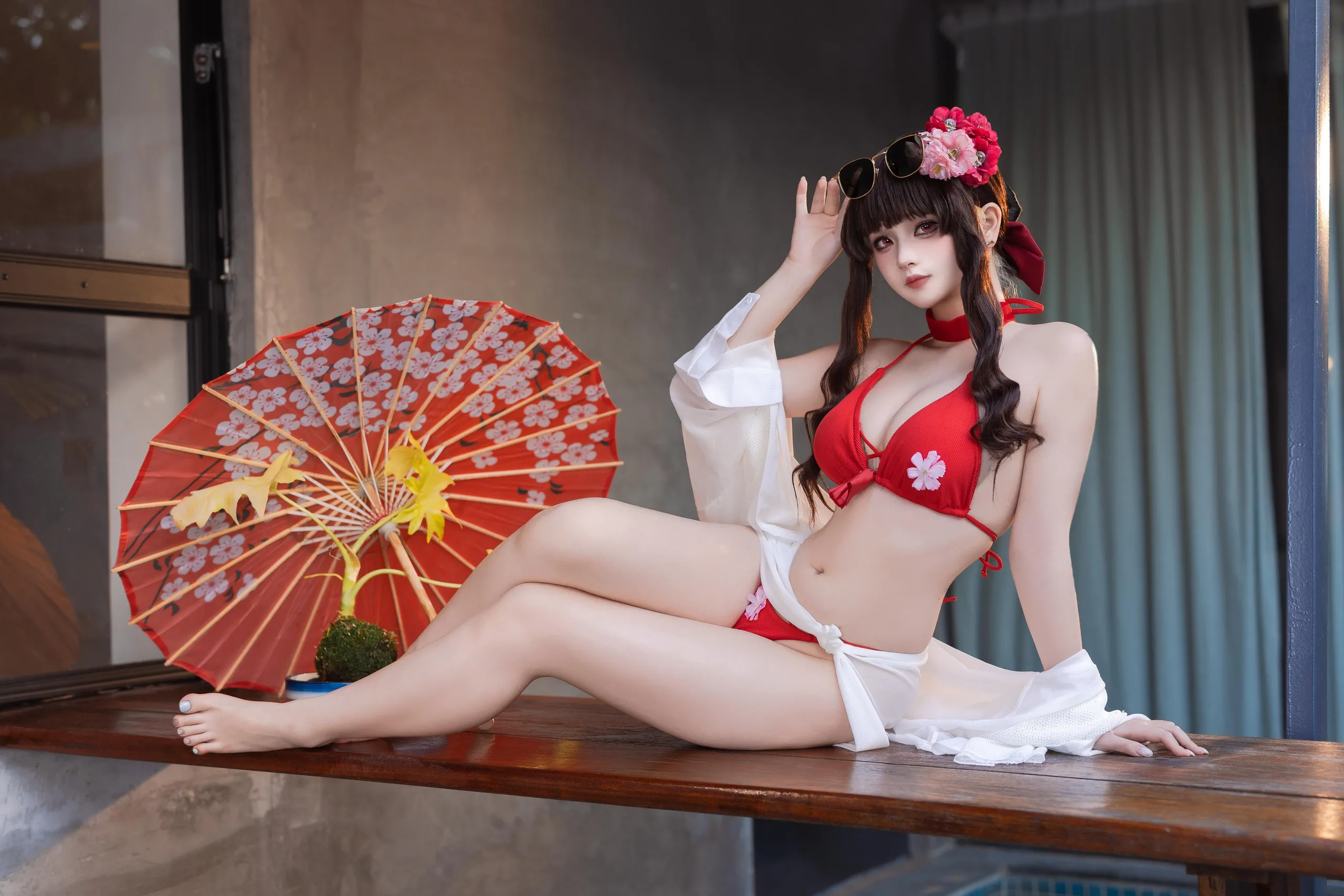 Đọc truyện hentai Tuyển tập Albums siêu phẩm Cosplay - Chap 966 - Fish - Sakura Swimsuit