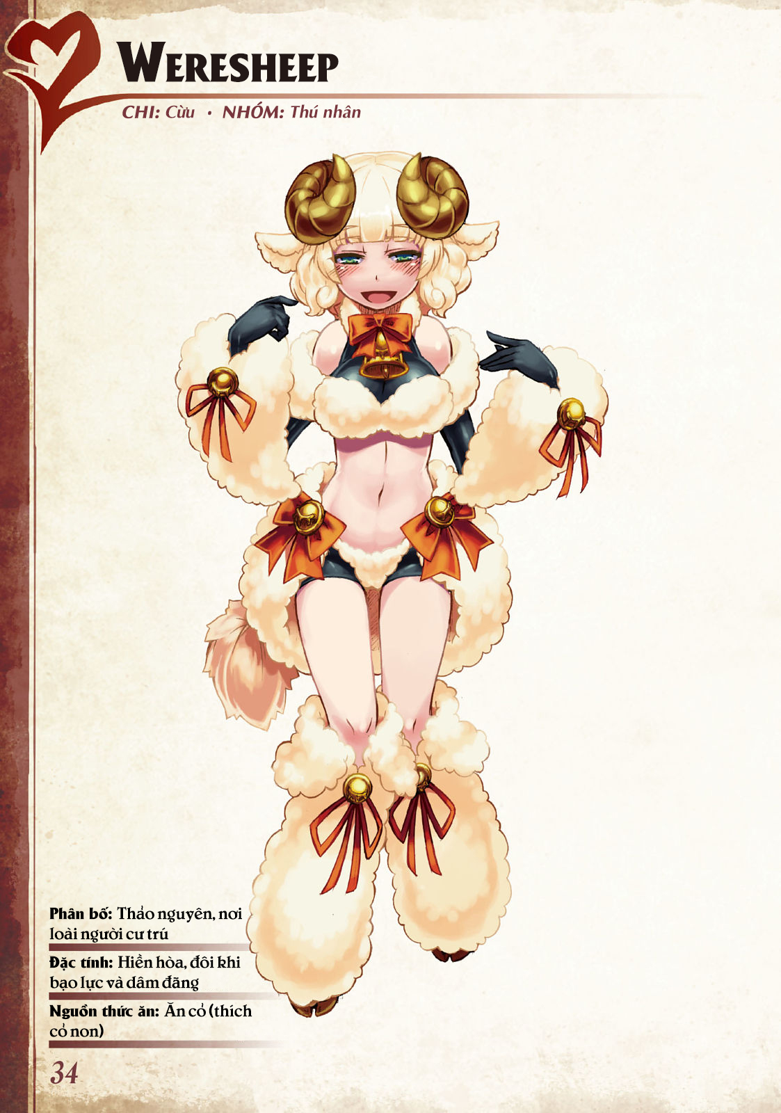 Đọc truyện hentai Bách khoa toàn thư Monstergirl - 008 - 009 - 010 - 011: Werewolf, Werecat, Wererabbit và Weresheep