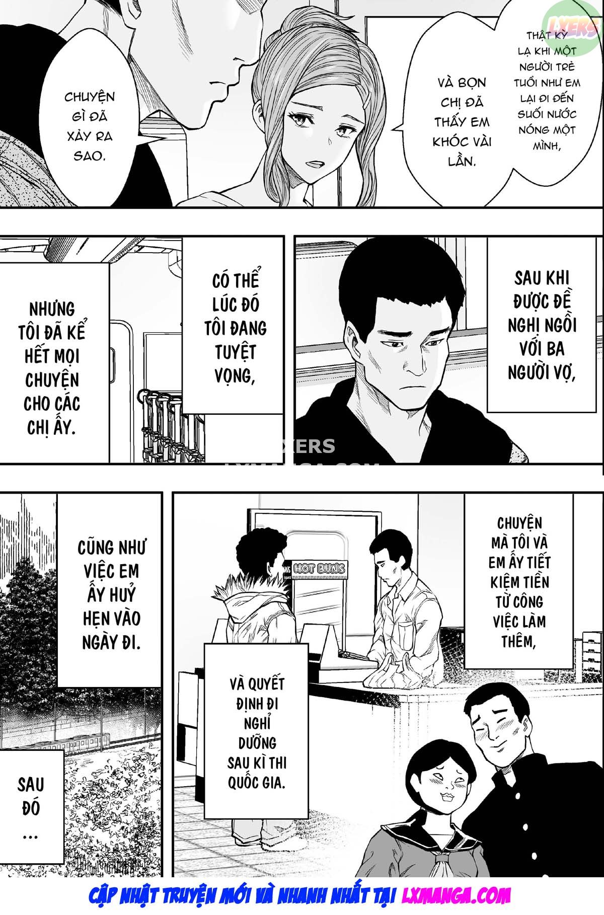 Đọc truyện hentai Chuyến du lịch suối nước nóng và những người phụ nữ có chồng vô song - Oneshot