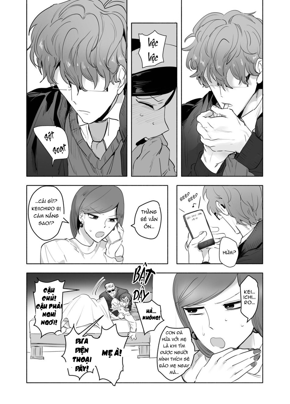 Đọc truyện hentai Cosplay y tá nóng bỏng cùng giáo viên biến thái trong phòng Hội Học sinh - Chap 2