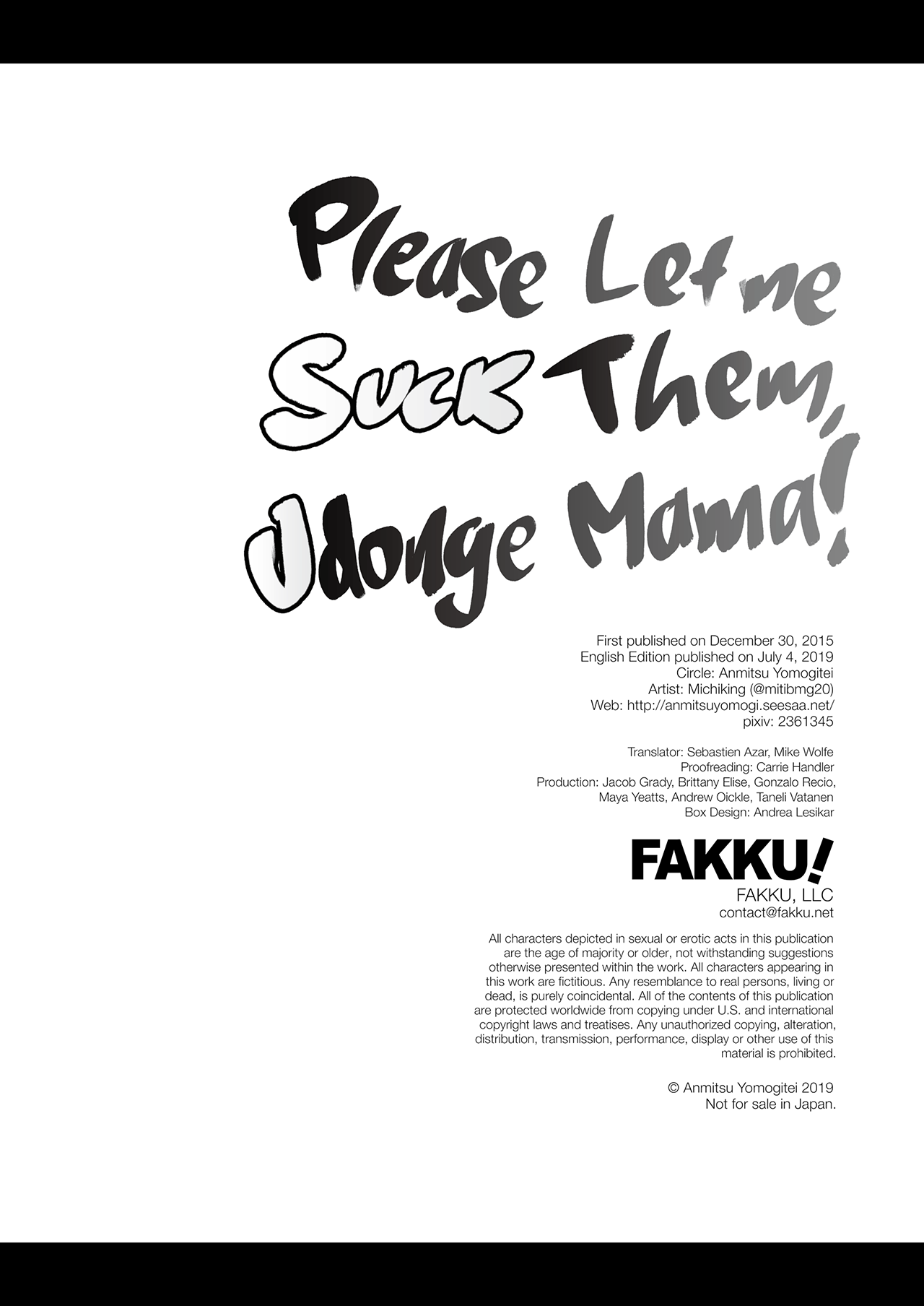 Đọc truyện hentai Please Let Me Suck Them, Udonge Mama! (Touhou) - Oneshot