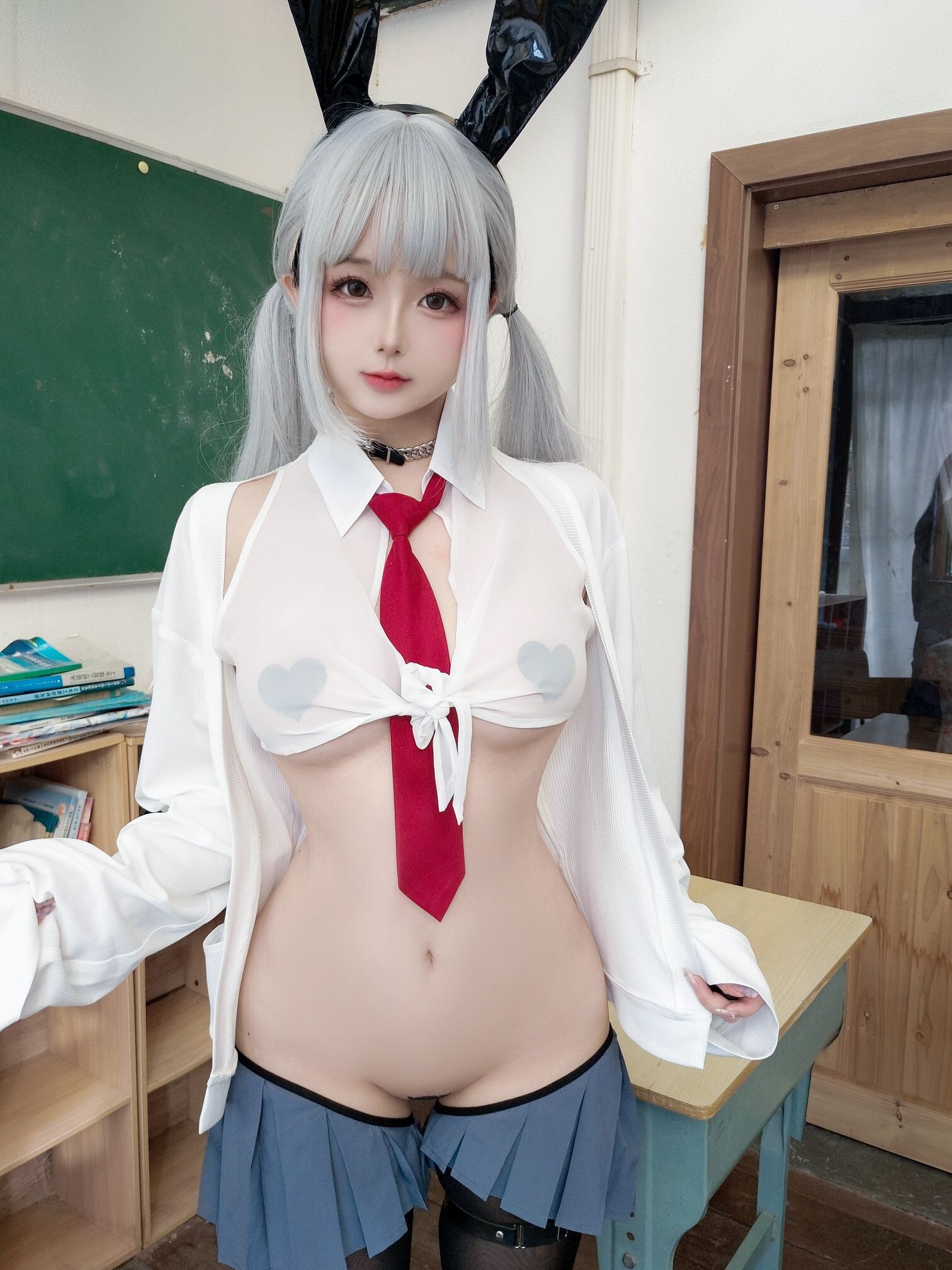 Đọc truyện hentai Tuyển tập Albums siêu phẩm Cosplay - Chap 996 - Hina Jiao - Rebellious Girl JK