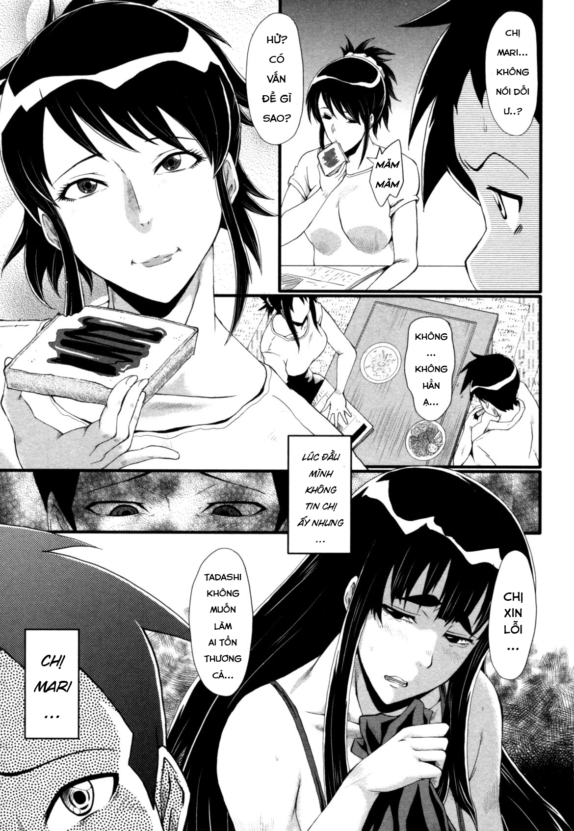 Đọc truyện hentai Haha Wa Buzama Ni Koshi O Furu ~Gogo No Seibo-Tachi~ - Chap 3
