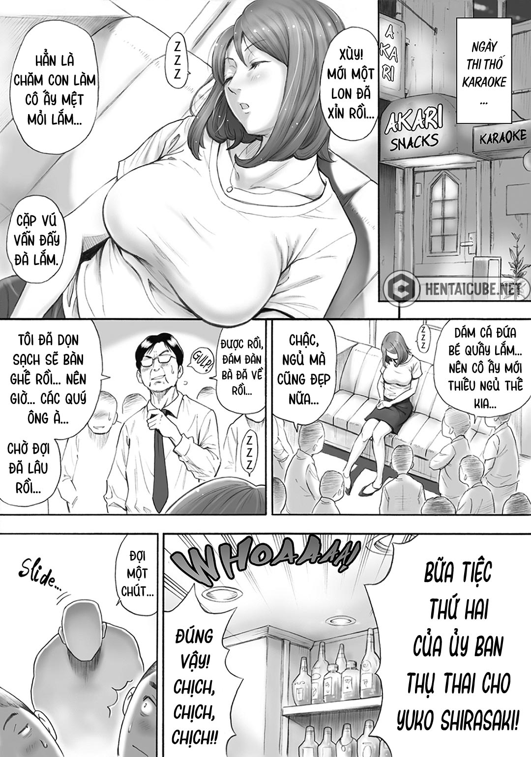 Đọc truyện hentai Toàn thị trấn giúp một người vợ có thai - Chap 2 - [END]