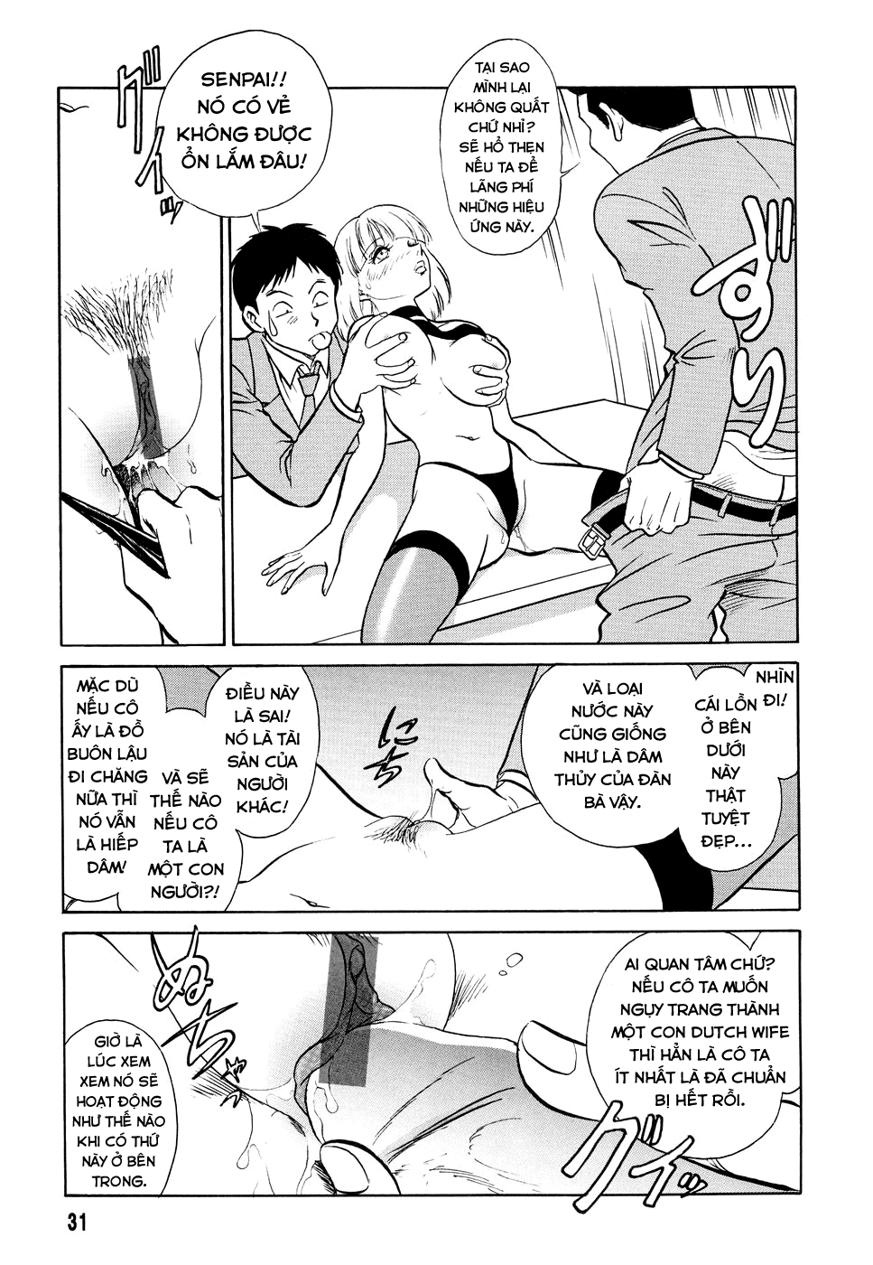 Đọc truyện hentai Hazukashime no Jikan - Chap 2 ( có Guro nhẹ )