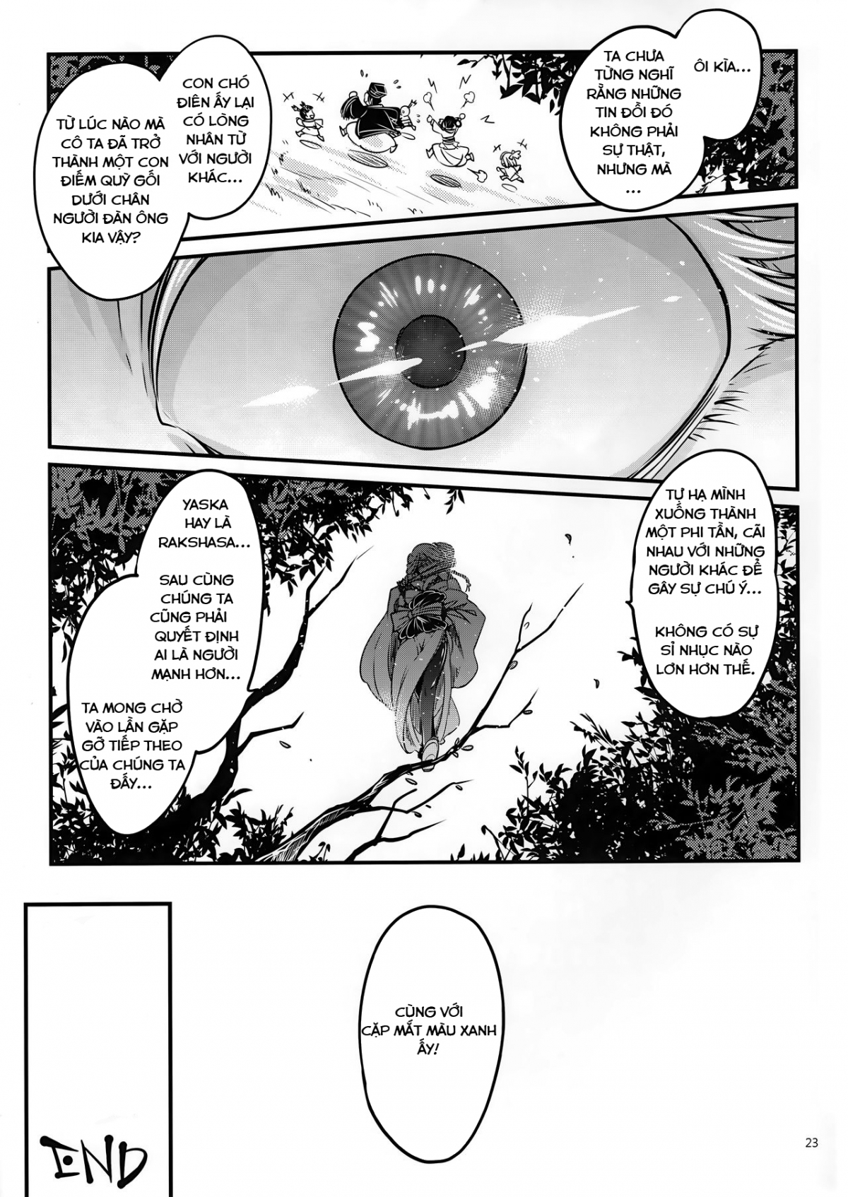 Đọc truyện hentai Hyakkasou 3: Hekigan Rasetsu no Gyakushuu - Oneshot