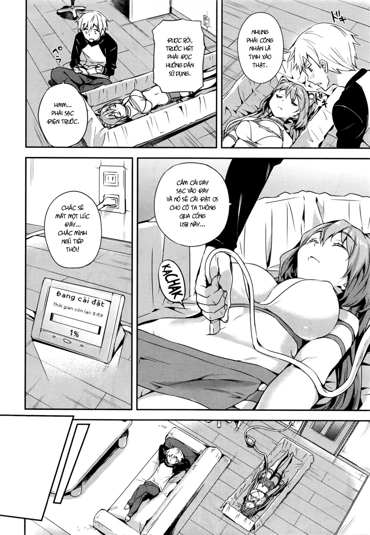 Đọc truyện hentai Tình yêu của người máy - Oneshot