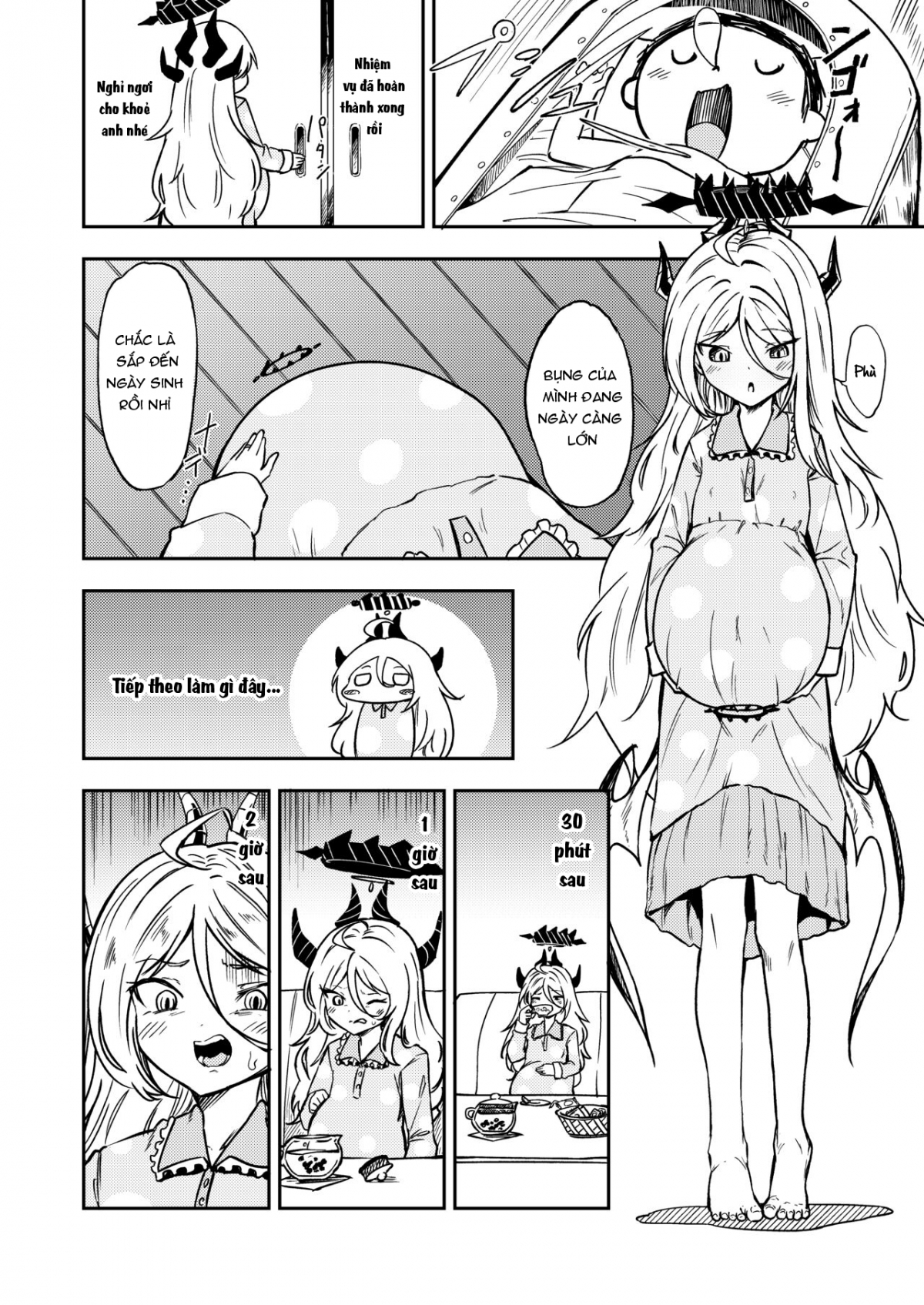 Đọc truyện hentai Lấp đầy trong bụng - Oneshot.