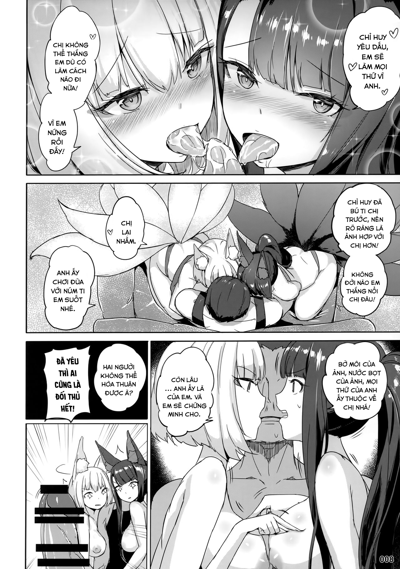 Đọc truyện hentai Akagi Kaga Don - Oneshot