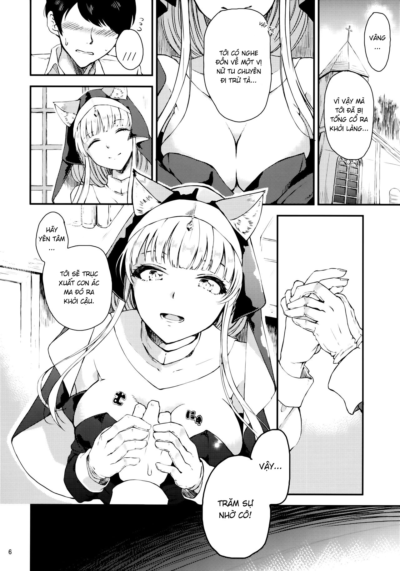 Đọc truyện hentai Chị gái trừ tà - Oneshot