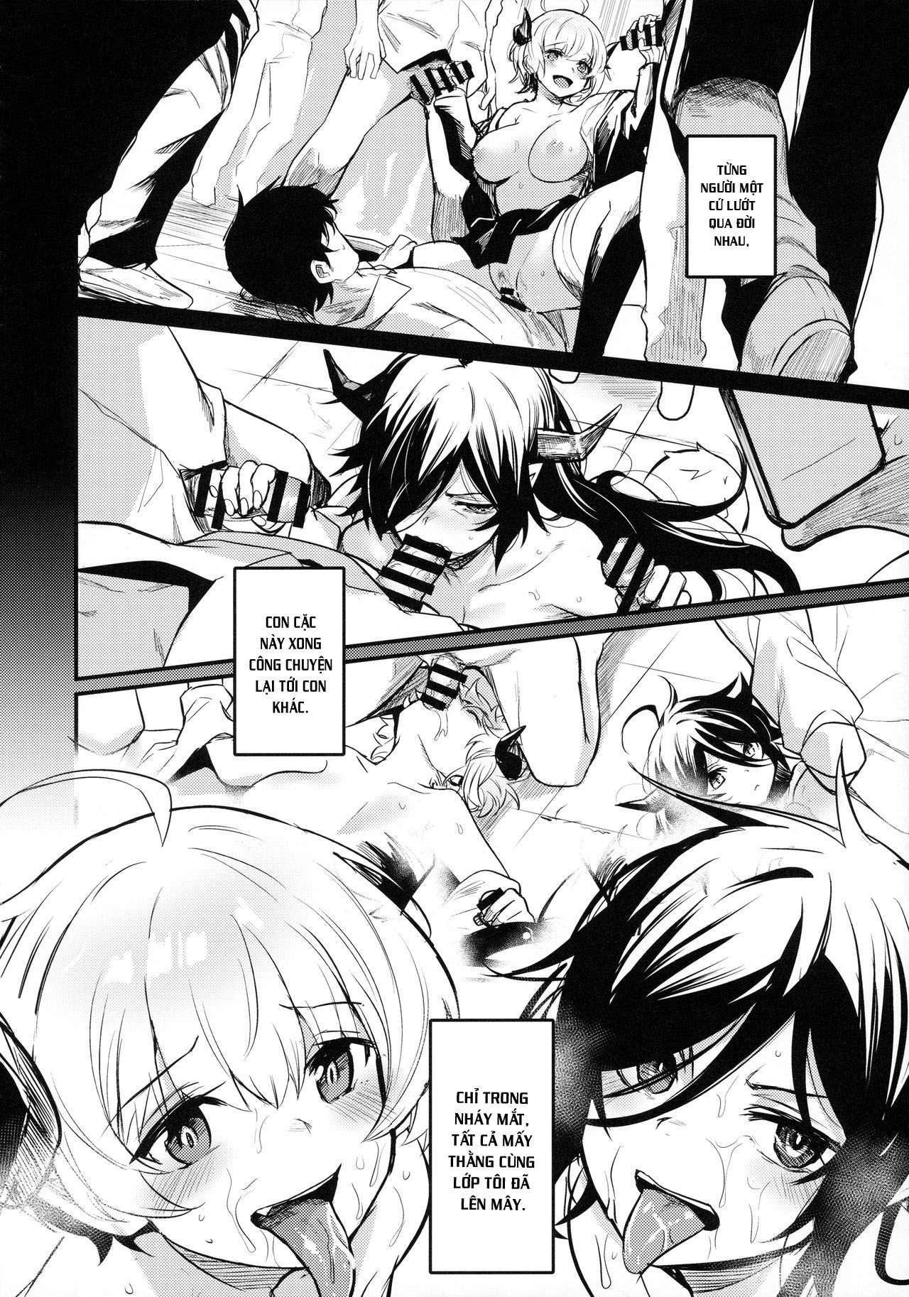 Đọc truyện hentai Succubi Chiếm Trường - Oneshot